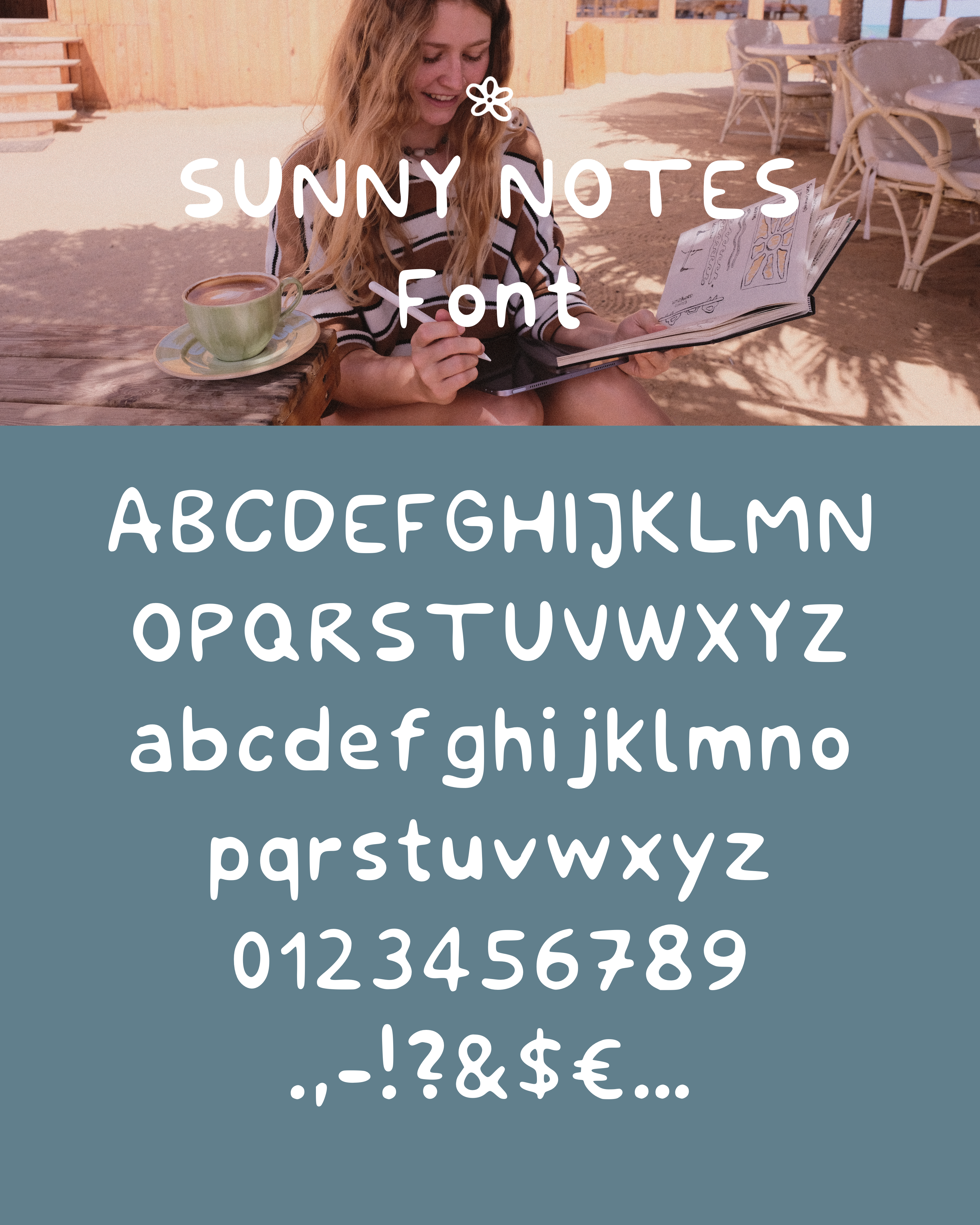 Sunny notes font