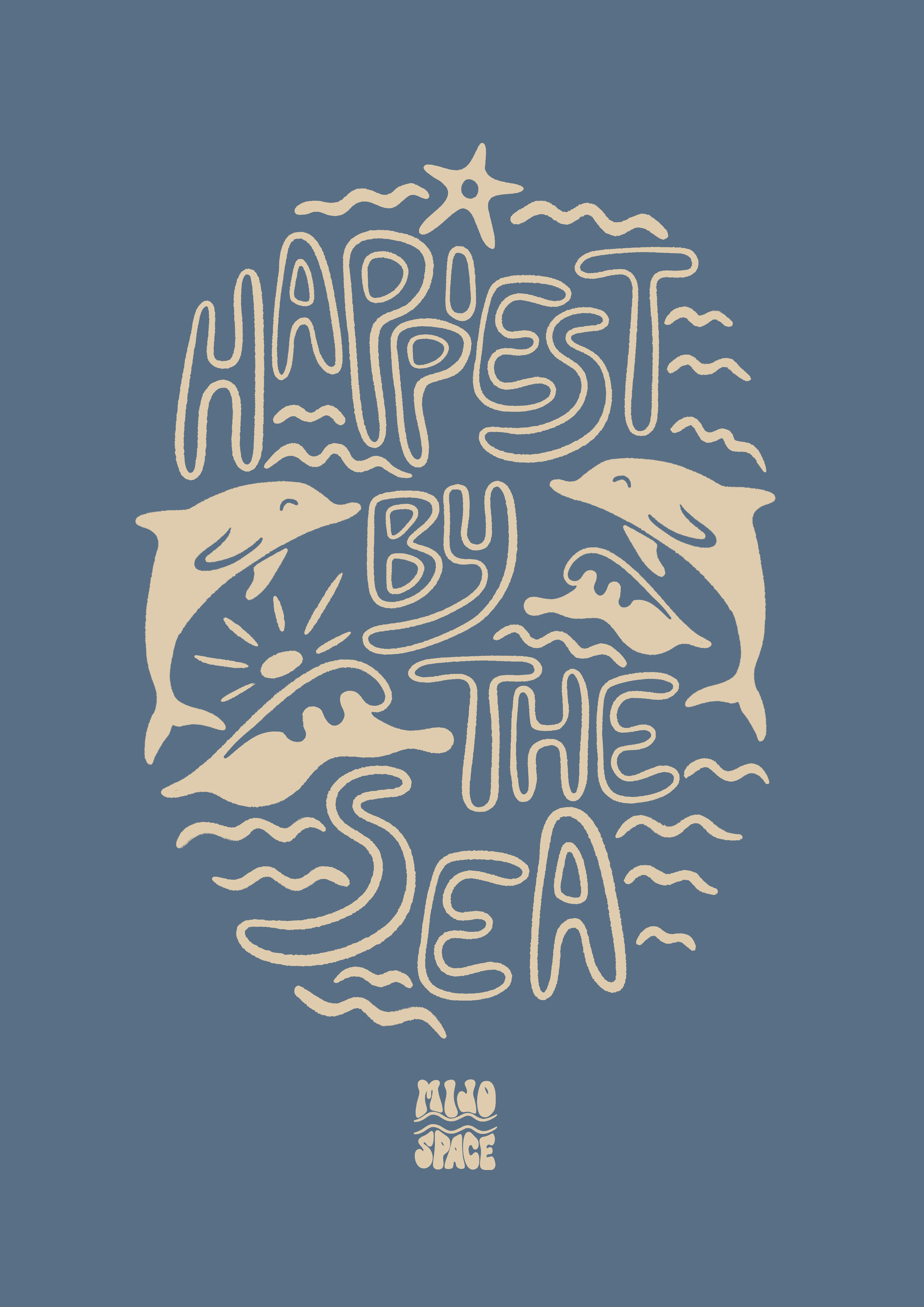 Happiest by the sea - non-exclusive premade design